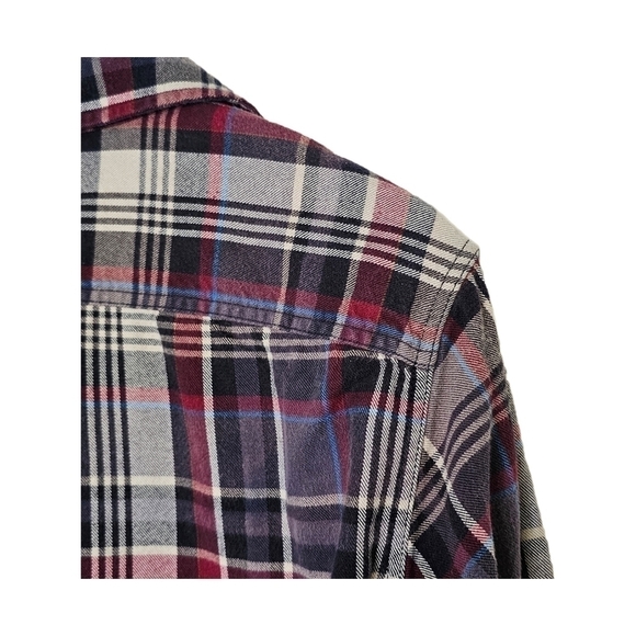 Eddie Bauer classic fit heritage plaid button down shirt size Large - Picture 5 of 10